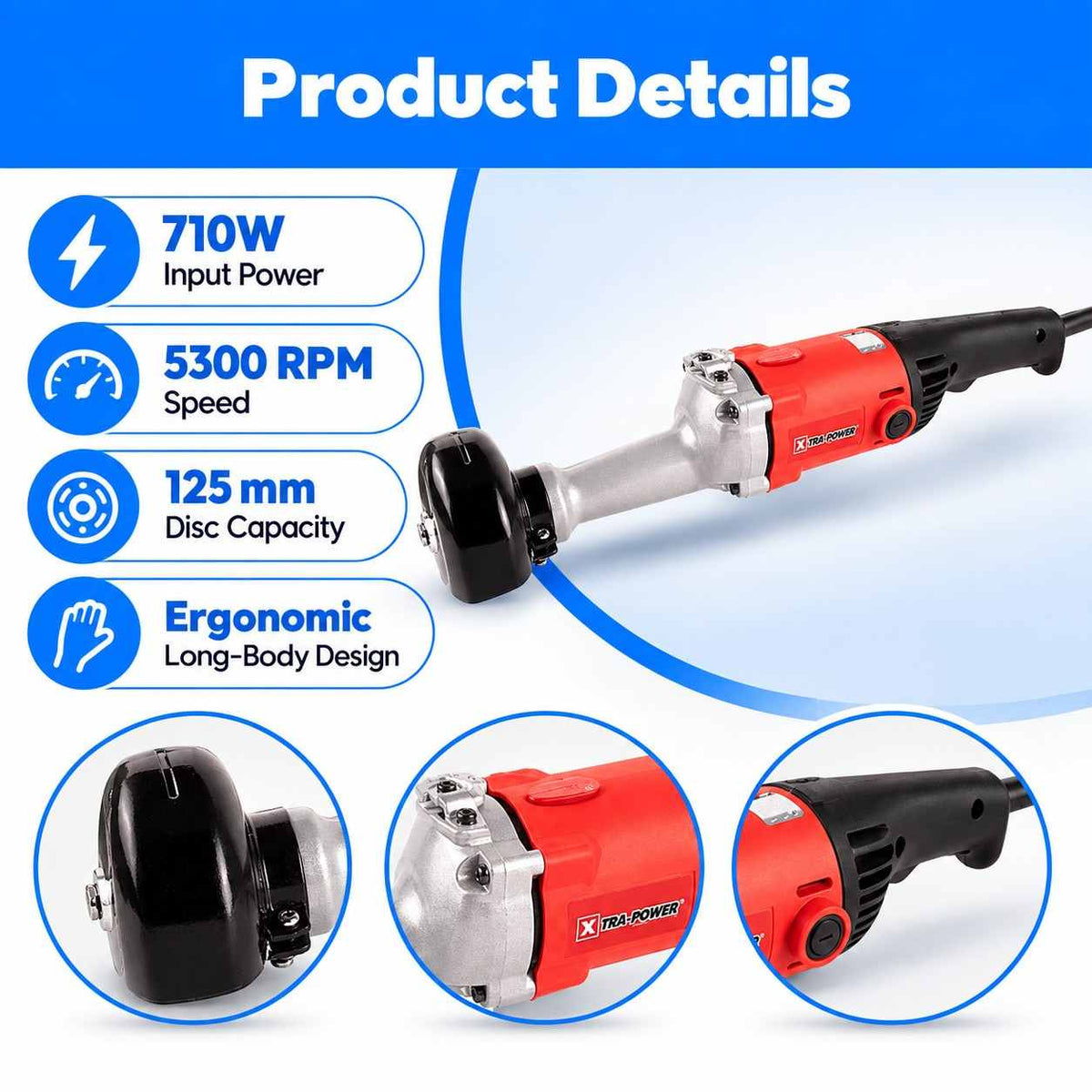 XPT410 Straight Grinder For Industrial Use