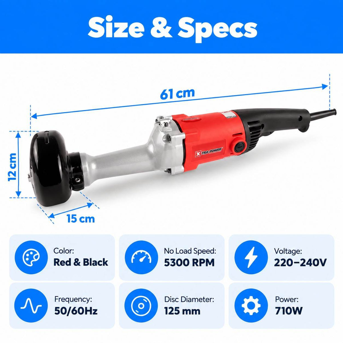 XPT410 Straight Grinder For Industrial Use