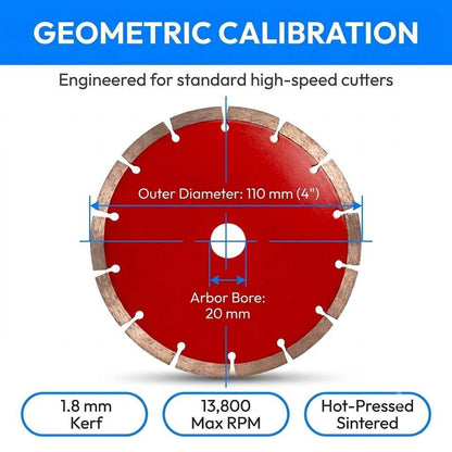XTRAPOWER Diamond Cutting Disc Bore Size- 18SEG