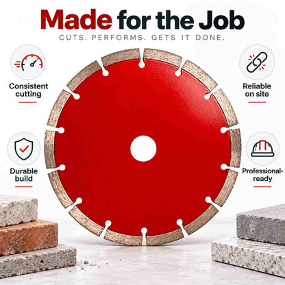 Implemental XTRAPOWER Diamond Cutting Disc Bore Size- 18SEG - 1