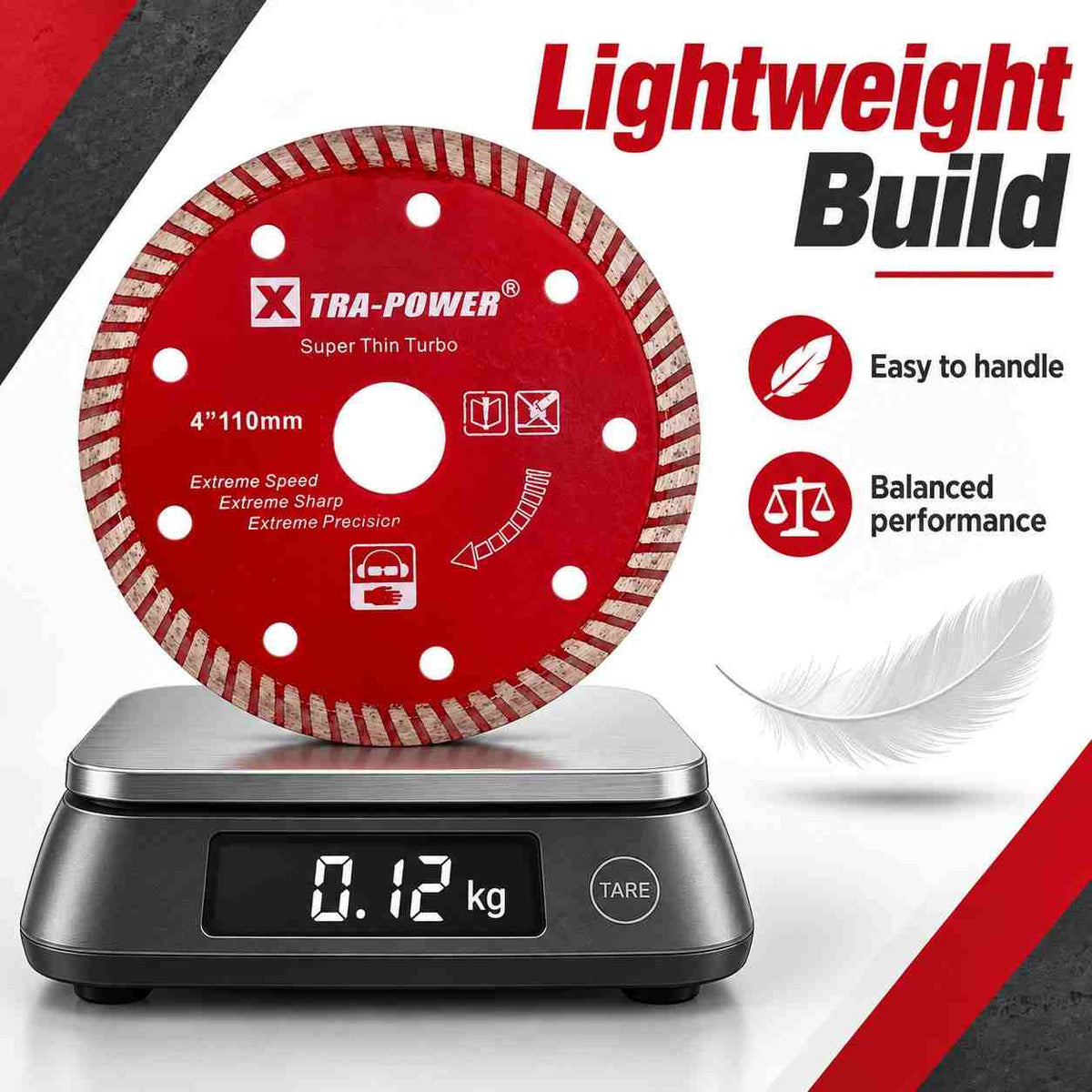 Implemental XTRAPOWER Diamond Cutting Disc Super Thin Turbo 4" - 1