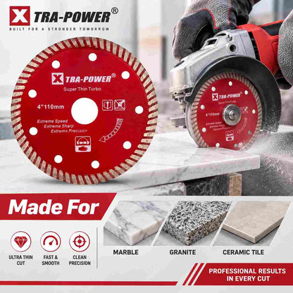 Implemental XTRAPOWER Diamond Cutting Disc Super Thin Turbo 4" - 1
