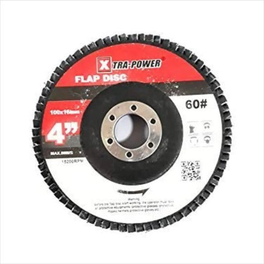 Xtra-Power Flap DISC Grinder Compatible 4" Pack of 5