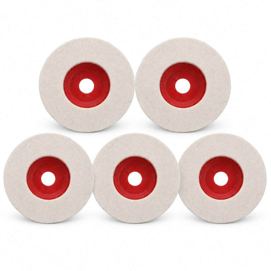 Xtra Power Felt Buff Pad-4 Inch(Set Of 5)