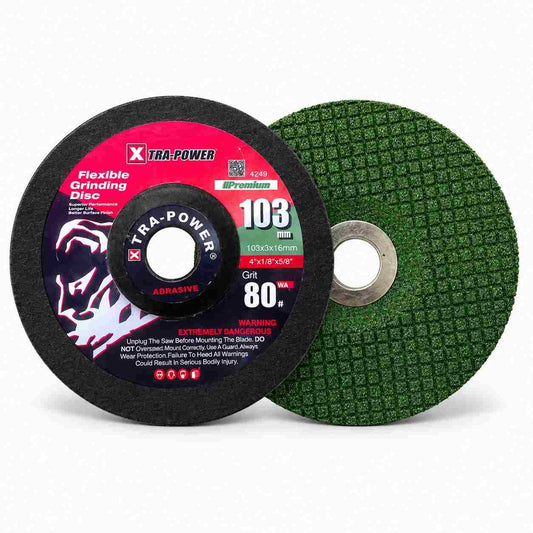 Xtra Power Flexible Grinding SS Disc-103mm 60Grit Set of 2
