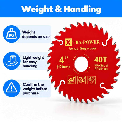 Xtra Power TCT Cutting Disc ATB Tooth For Wood Cutting