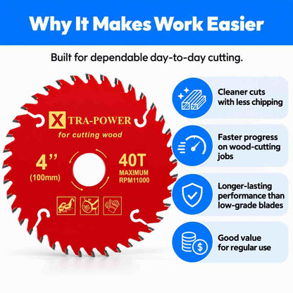 Xtra Power TCT Cutting Disc ATB Tooth For Wood Cutting