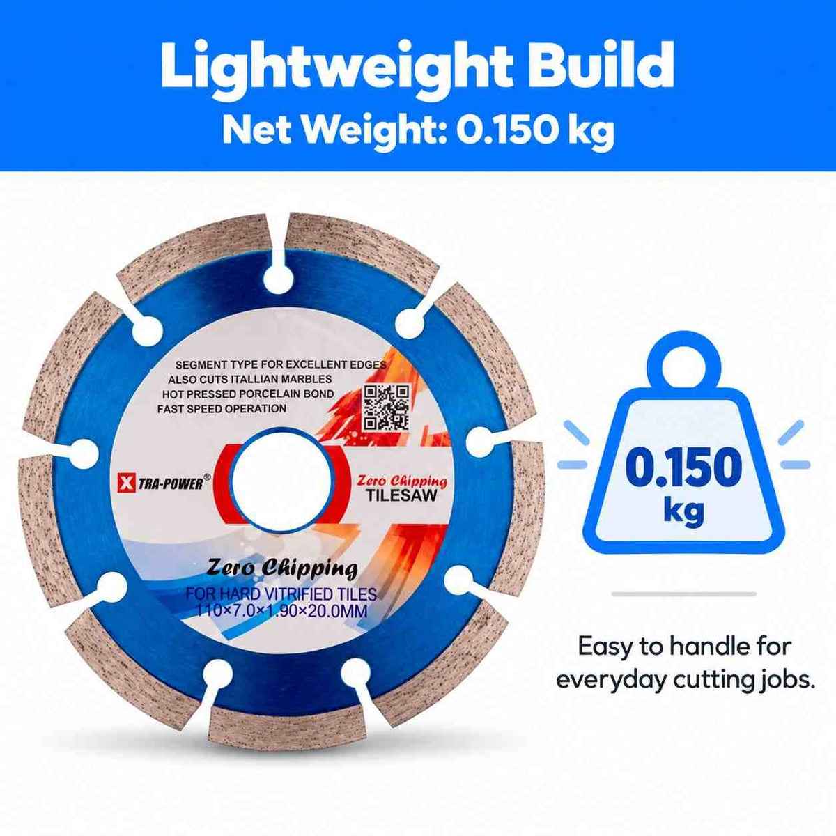 Xtra Power Zero Chipping Blade-9T X 20mm