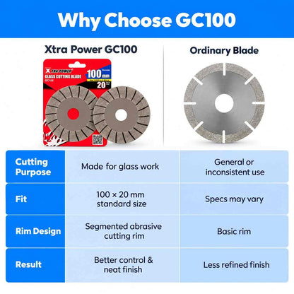 Xtra power Glass cutting blade GC100-100X20MM