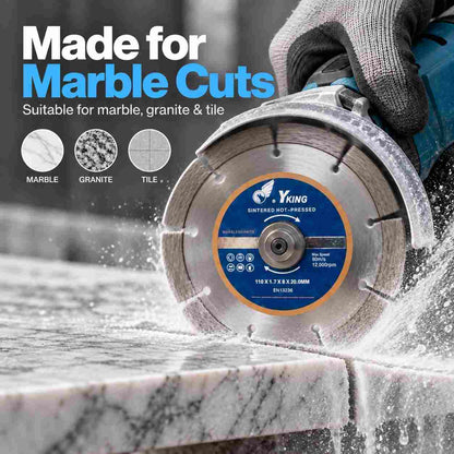 Implemental YKING SAW BLADE MARBLE CUTTING BLADE 4" - 1