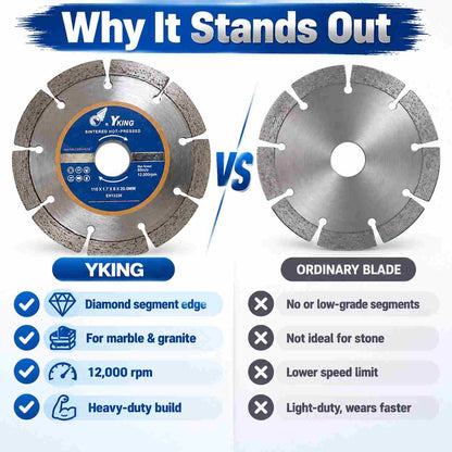 Implemental YKING SAW BLADE MARBLE CUTTING BLADE 4" - 1