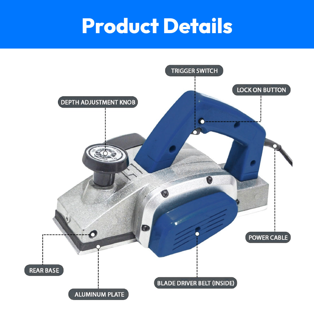 Yiking Electric Planer 2510D Cutter:82mm(Randa)