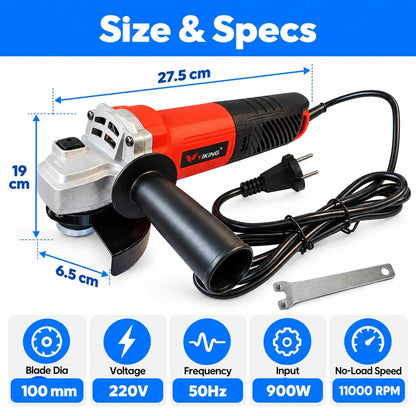 Yiking Angle Grinder (Blade Dia -100mm)