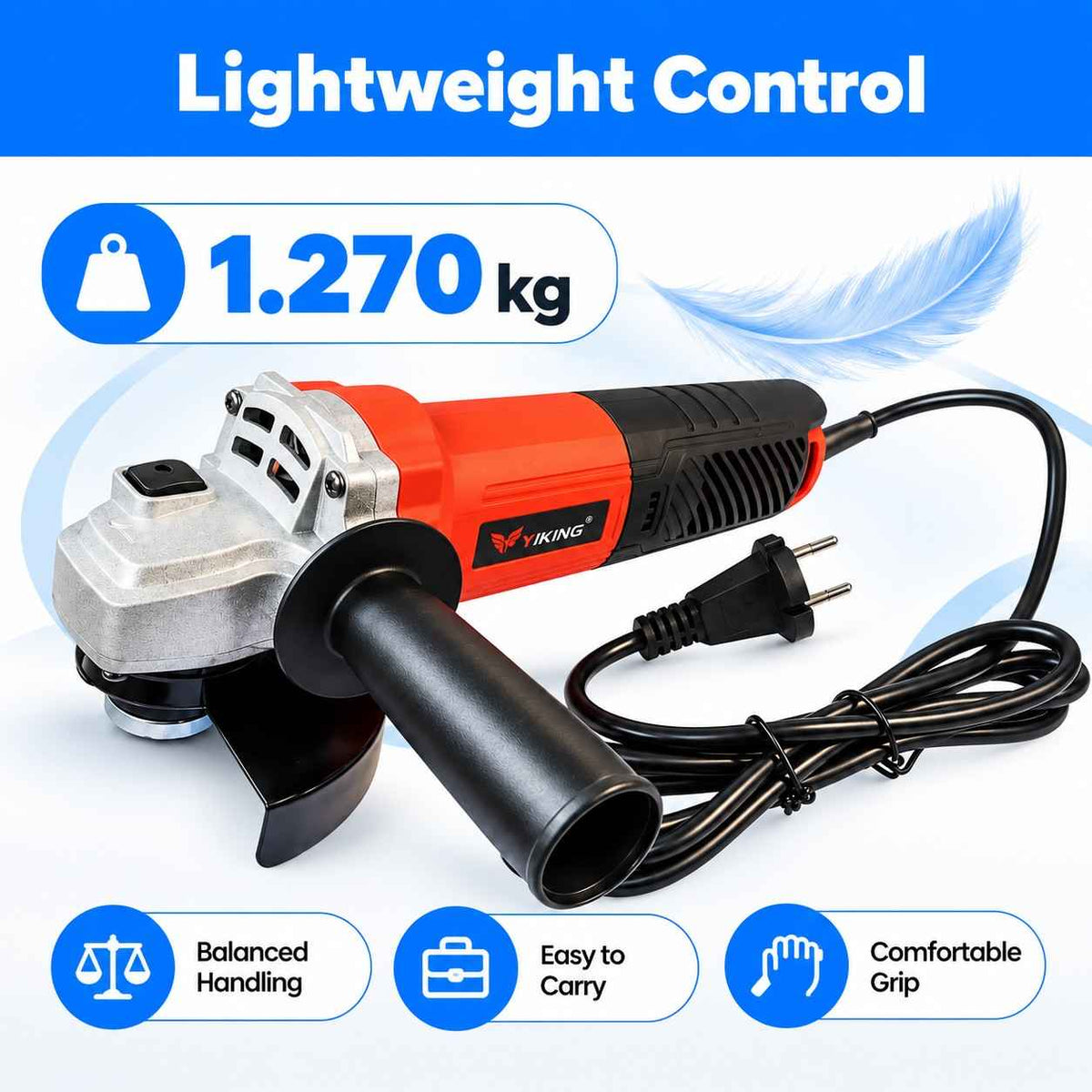 Yiking Angle Grinder (Blade Dia -100mm)