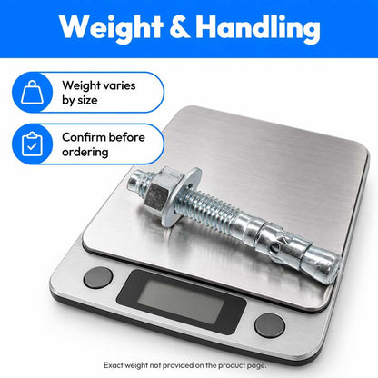 Zinc Plated Wedge Type Anchor Bolts