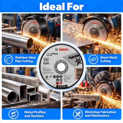 Bosch Cutting Discs Standard For Inox-5" (Pack of 2)