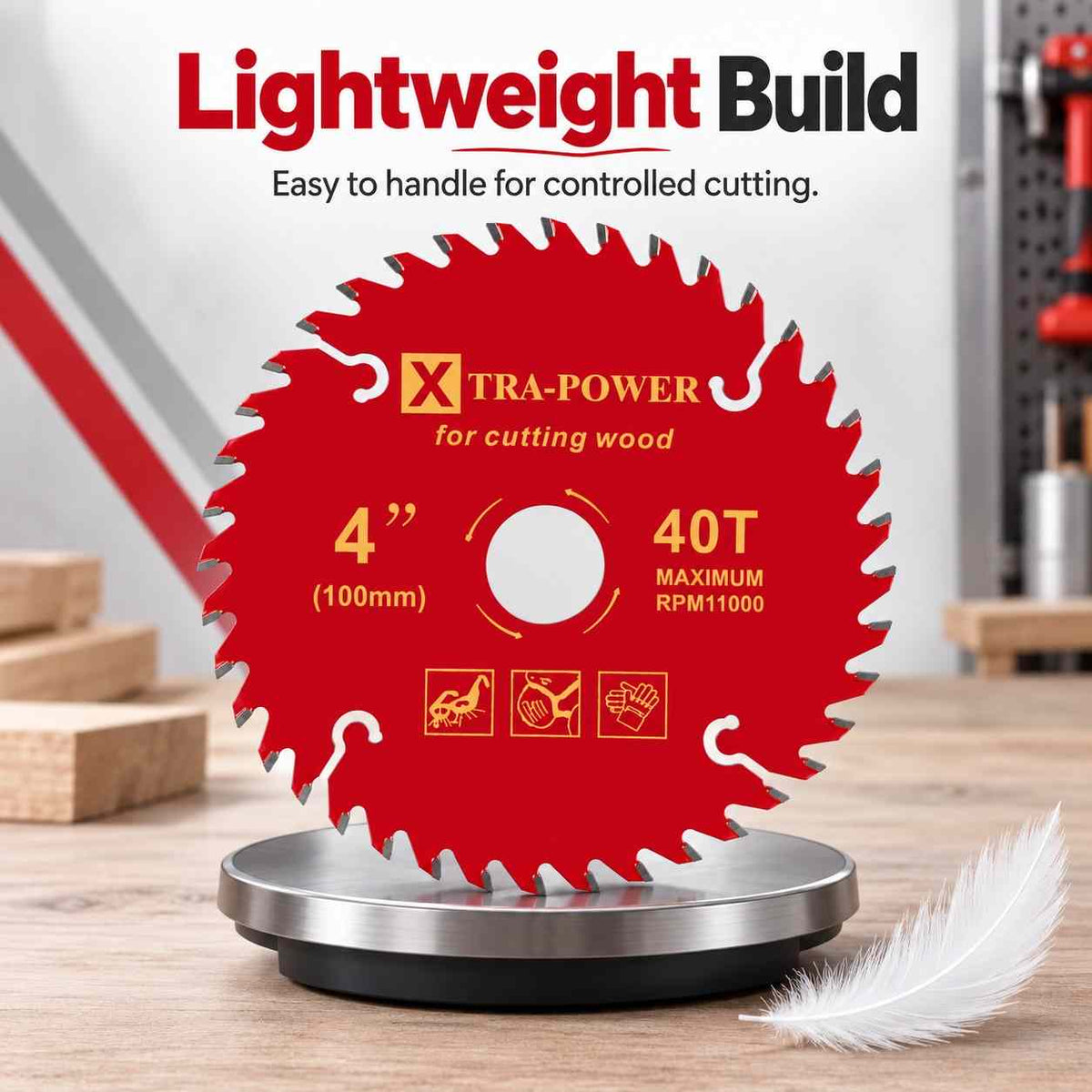Implemental Xtra Power TCT Cutting Disc ATB Tooth For Wood Cutting - 1