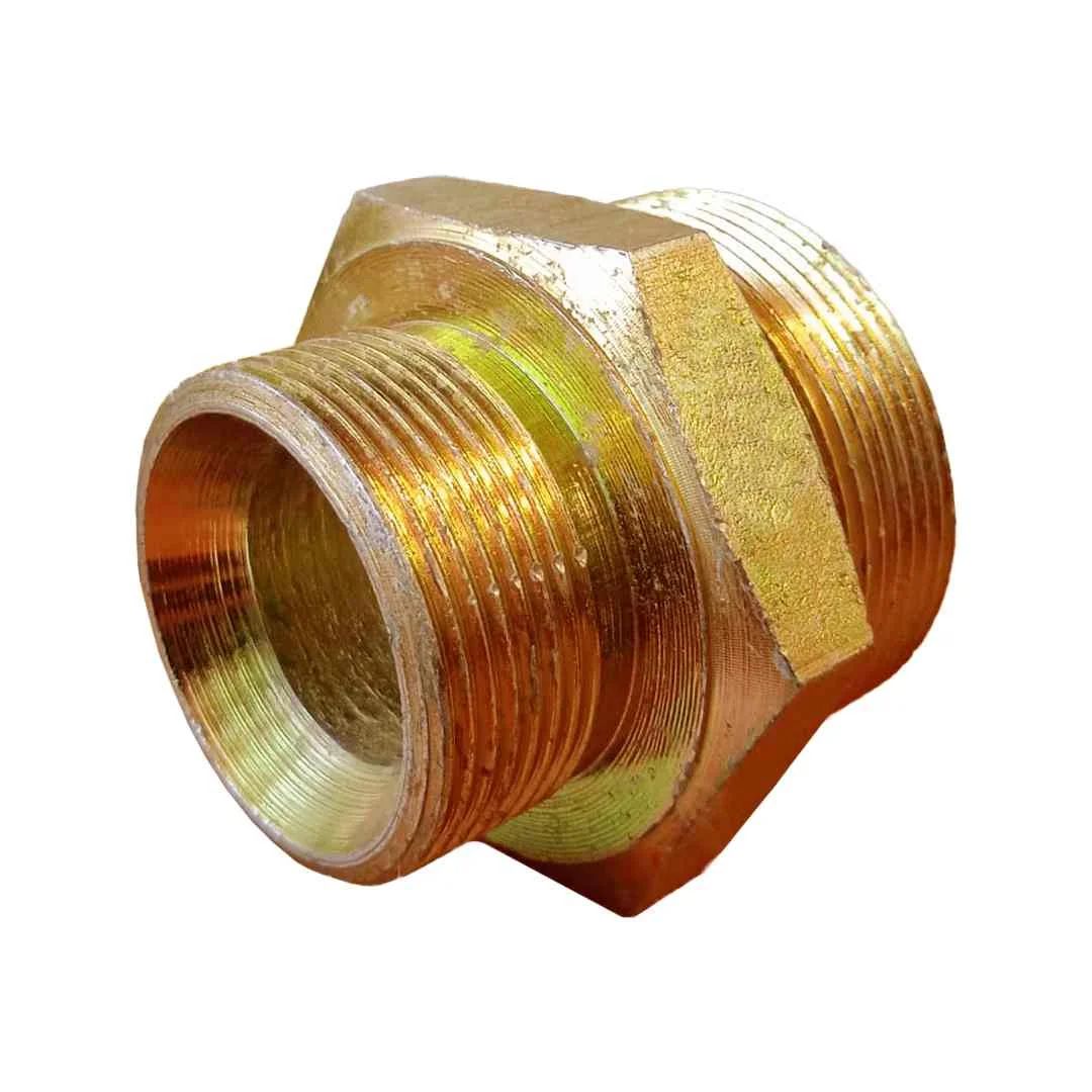 G.I hydraulic Reducer hex nipples 1.1/2 x 2inch