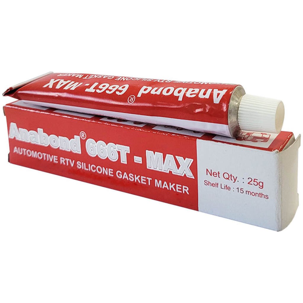 Anabond 666T Max Automotive RTV Silicone Gasket Maker25g Pack of 2