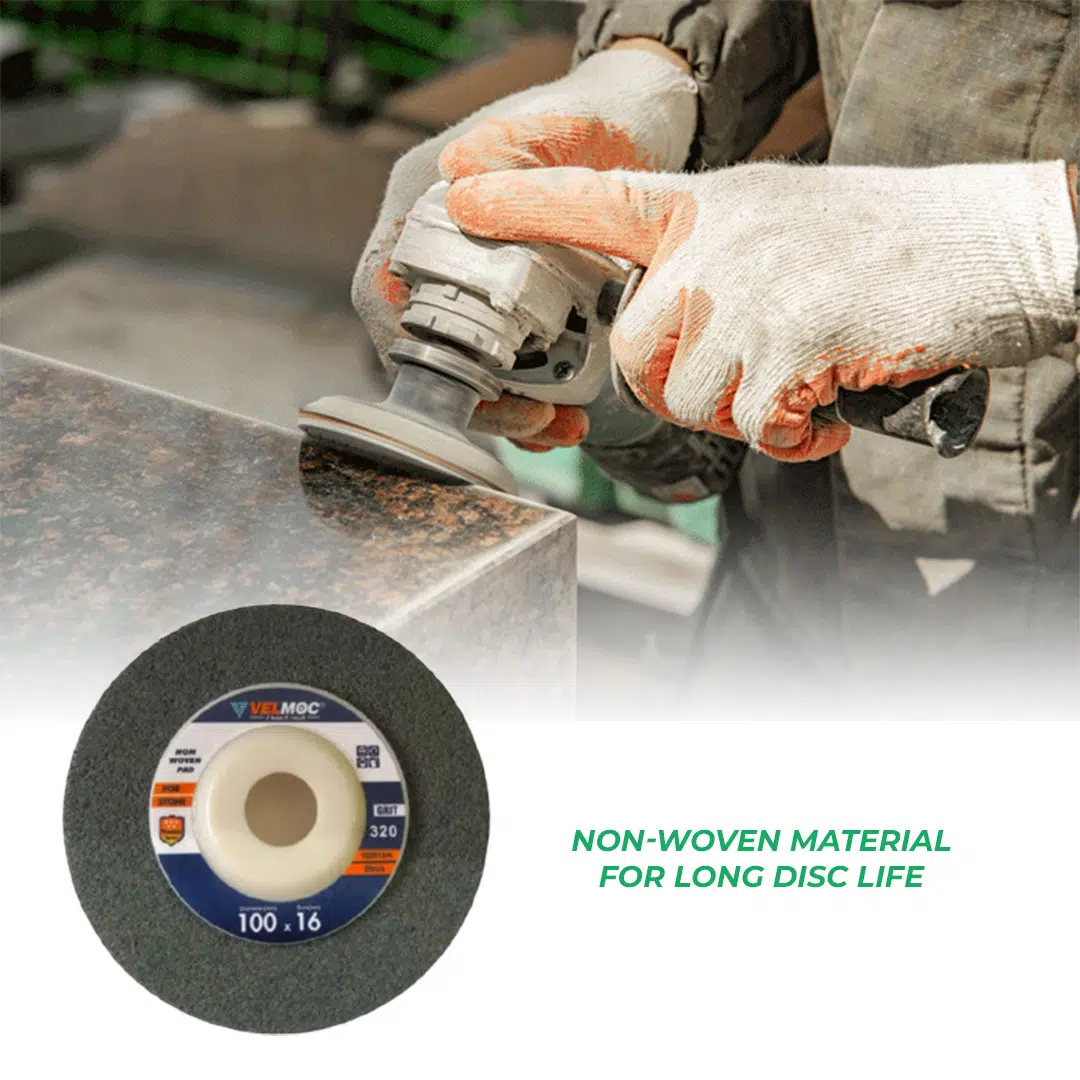 Non-Woven Pad stone polishing Grit-320 (Pack of 2) - Image 4