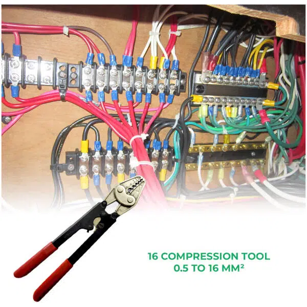 JAINSONS 0.5 to 16 MM² Crimping Tool SAMRAT 16- Plier - Image 5