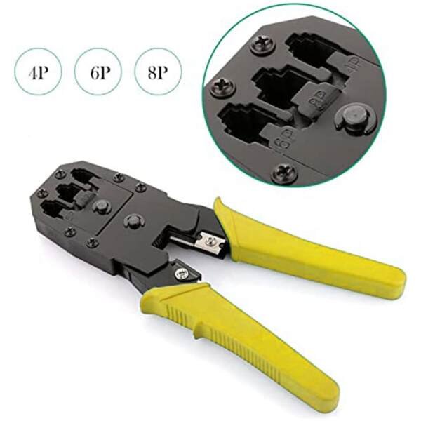 Cable Crimping Tool LAN Cutter RJ45/ RJ11  - Image 3