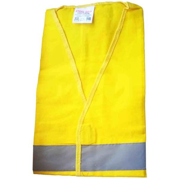 Reflective Safety Jacket Yellow - Image 3