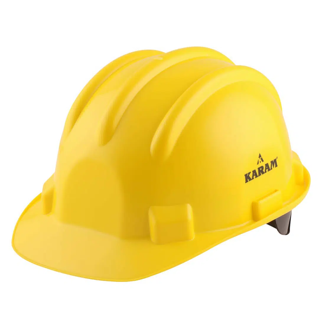 Karam Yellow Safety Helmet Protective Head Gear - Image 4