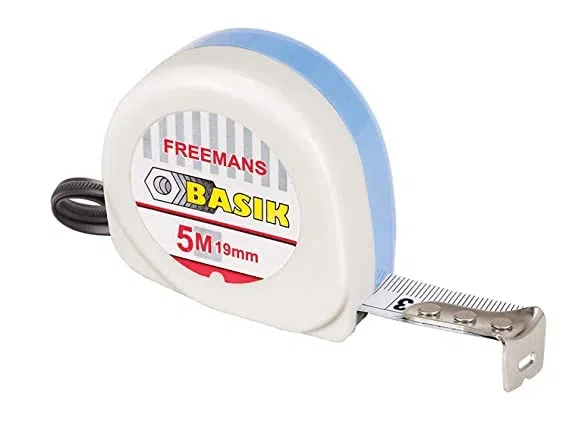 Freemans Basik 5m x19mm Measuring Tape Fita