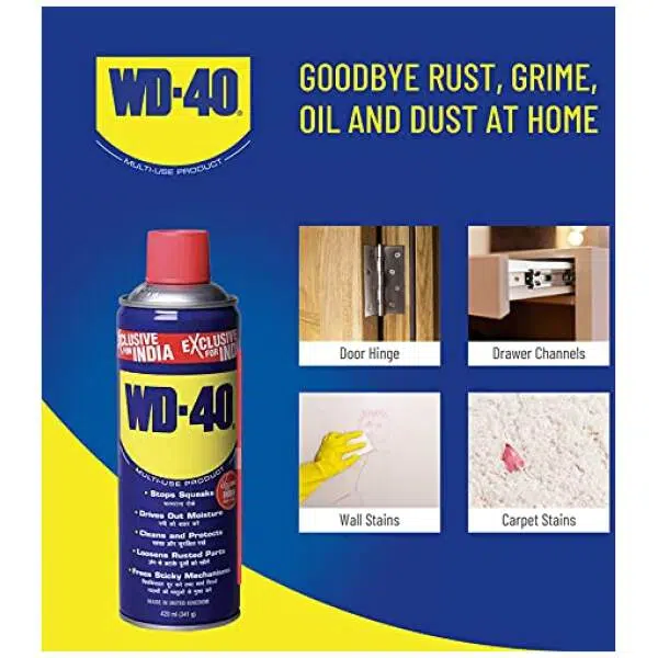 Pidilite WD-40,  Rust Lubricants Spray Multipurpose Spray - Image 3