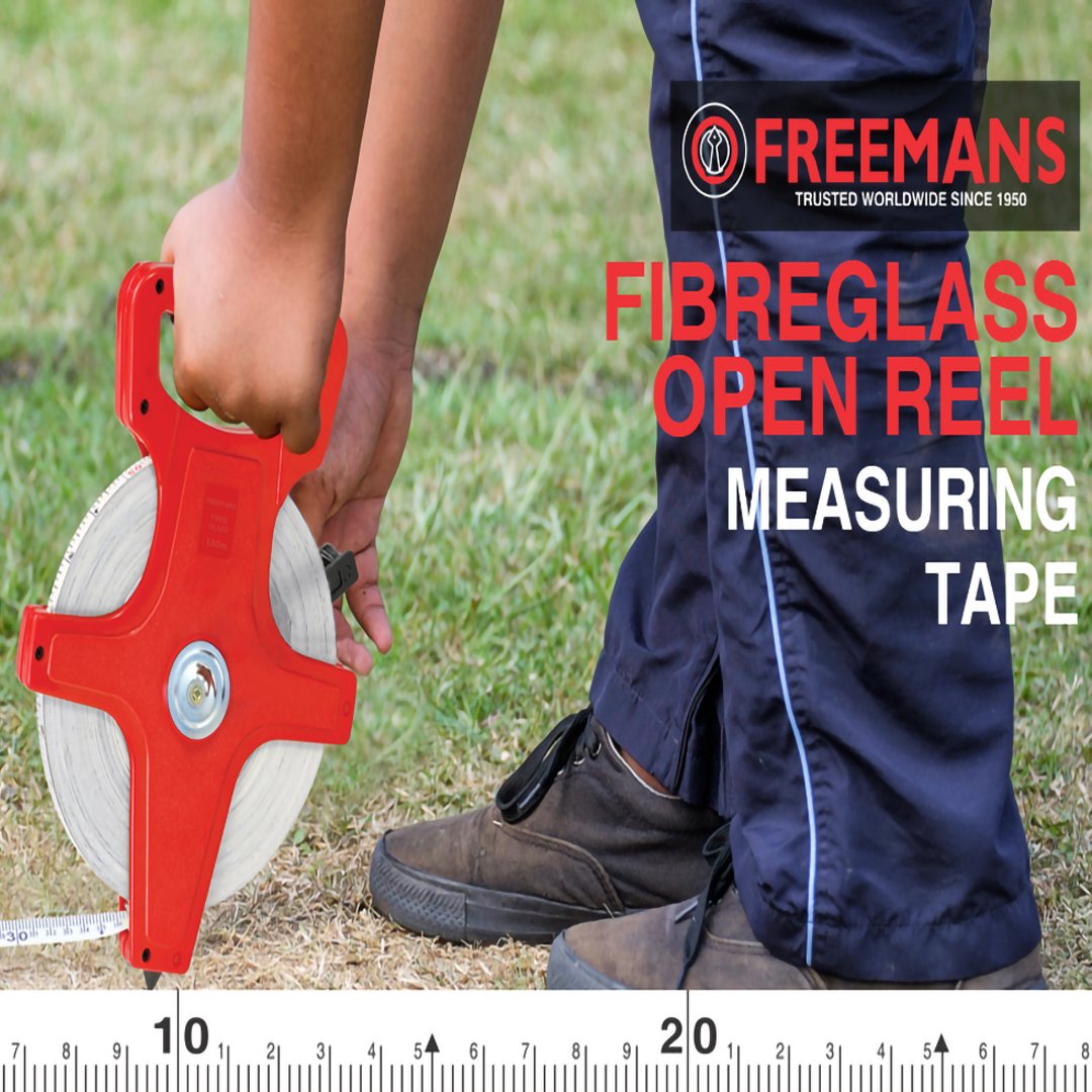 FREEMANS FO100 Fiberglass Open Reel Measuring Tape - 100m Measurement Tape  Price in India - Buy FREEMANS FO100 Fiberglass Open Reel Measuring Tape -  100m Measurement Tape online at