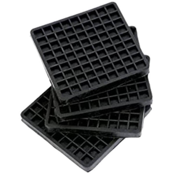 Rubber Anti Vibration Pads Non-Skid Protector Mat-Pack of 4