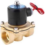 Brass Solenoid Valve-Two-Way Closed AC 220V-1/2 Inch