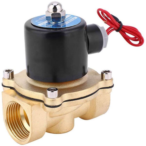 Brass Solenoid Valve-Two-Way Closed AC 220V-1/2 Inch