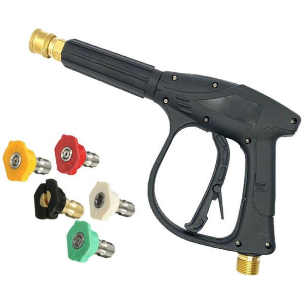 Car High Pressure Washer Gun-3000 PSI Max With 5Nozzle