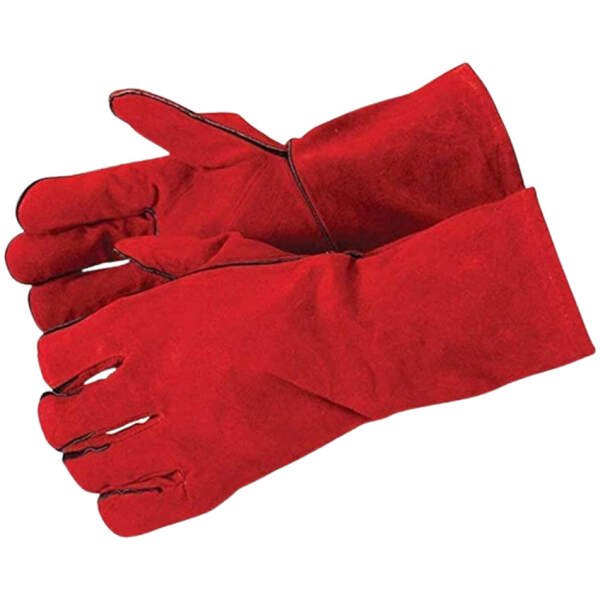 Leather Welding Hand Gloves-Multicolour - Image 3