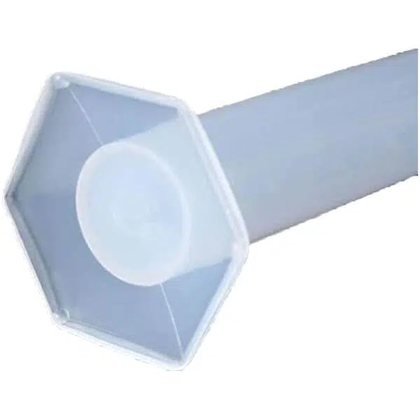 Measuring Cylinder Polypropylene molded hexagonal base-500ml - Image 3