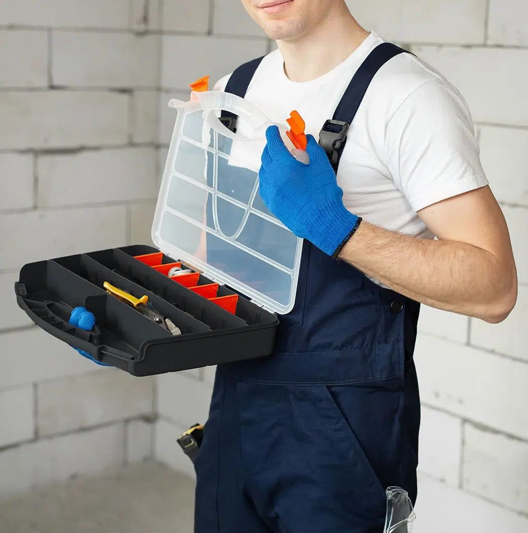 Organizer Box With Separator Slots & Transparent Lid - Image 5