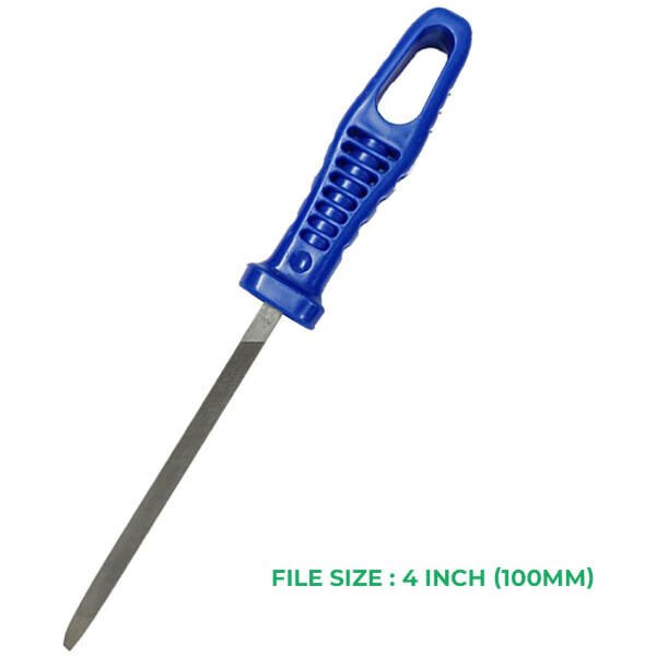 Slim Taper File with Handle-4Inch - Image 3