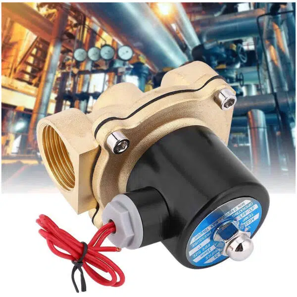 Brass Solenoid Valve-Two-Way Closed AC 220V-1/2 Inch - Image 5