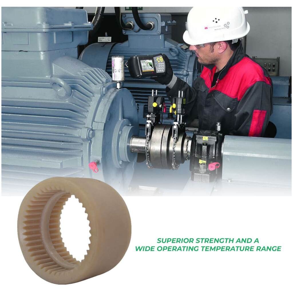 Nylon gear coupling for motor and hydraulic pump connector Implemental