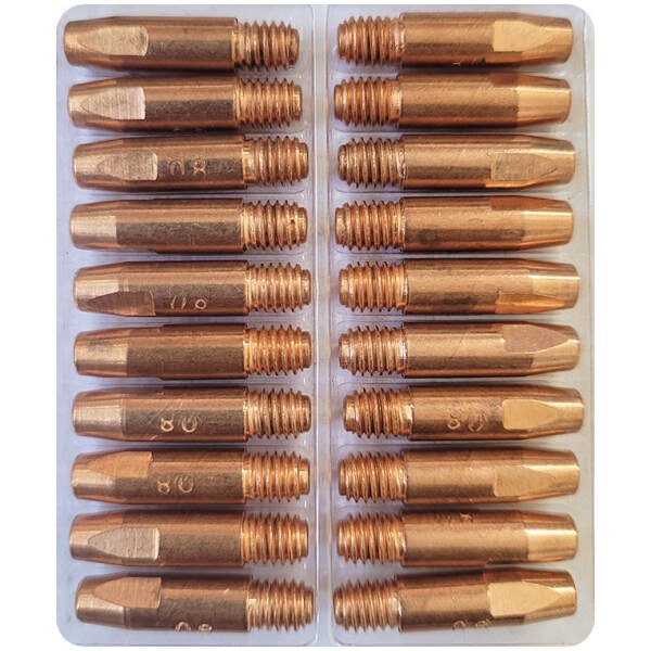 Copper Contact Tip For MIG/MAG Welding Torch-0.8MM-20PCS