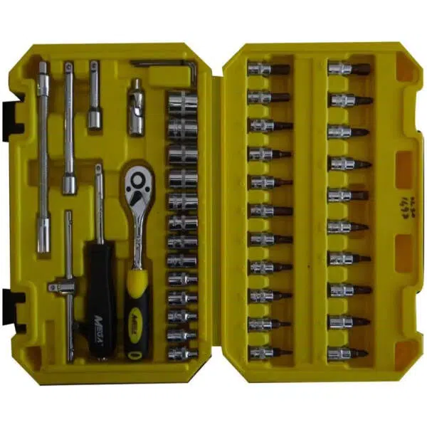 Mega Professional DR Socket Set-46PCS-1/4Inch - Image 4