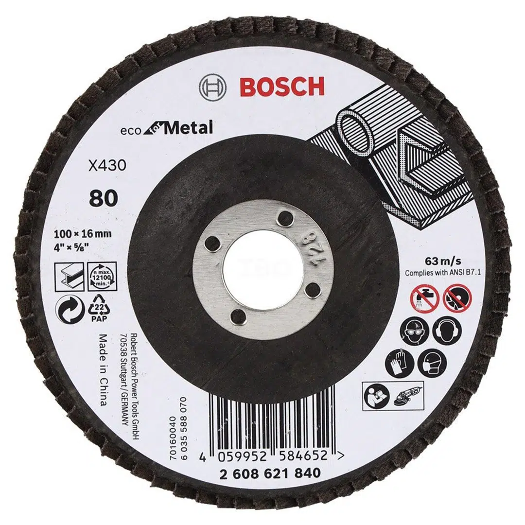 Bosch Flap Disc 5 Inch Dia-60 Grit - Image 7