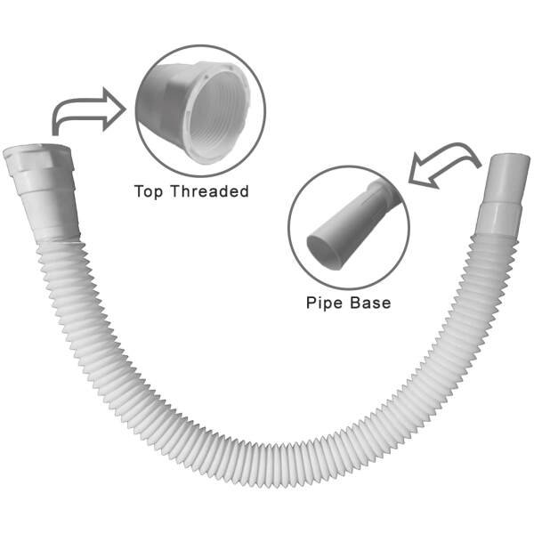 PVC Hose Drain Waste Pipe-1.1/4Inch - Image 3