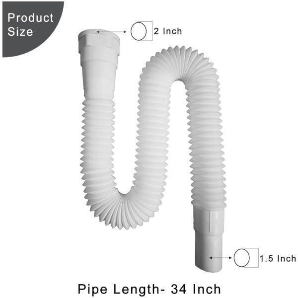 PVC Hose Drain Waste Pipe-1.1/4Inch - Image 4