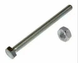 G.I Hex Bolts and Nuts 8x90-Set of 10pcs - Image 3