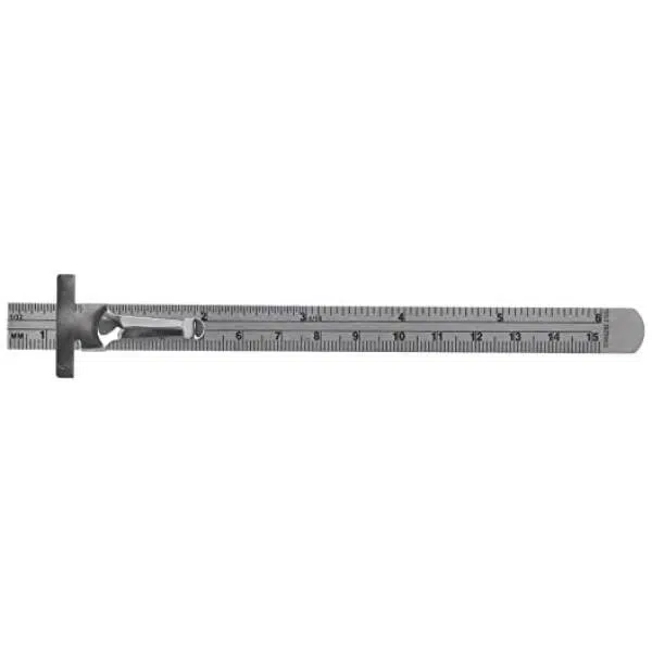 Stainless Steel Pocket Rule Handy Ruler Pack of 3-6" - Image 2