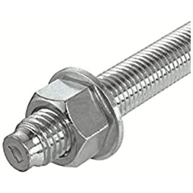 thumbnail image 2 of 3/8 X 5 Inch Zinc Plated Concrete Anchor Bolts 25 Pcs 3/8 X 5 Inch - Zinc Plated Concrete Anchor Bolts Wedge Anchors 2 of 9