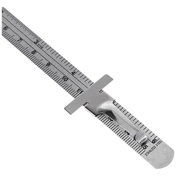 Stainless Steel Pocket Rule Handy Ruler Pack of 3-6" - Image 3